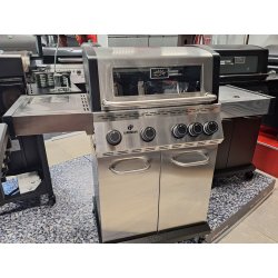 Grill gazowy BLACK 4.1 INOX COOK z żeliwem 15482