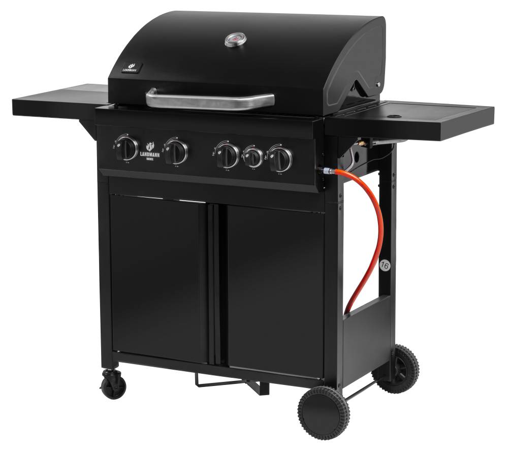 Grill gazowy HERON 4.1 COOK RED LED 138cm 13717 Sztućce gratis