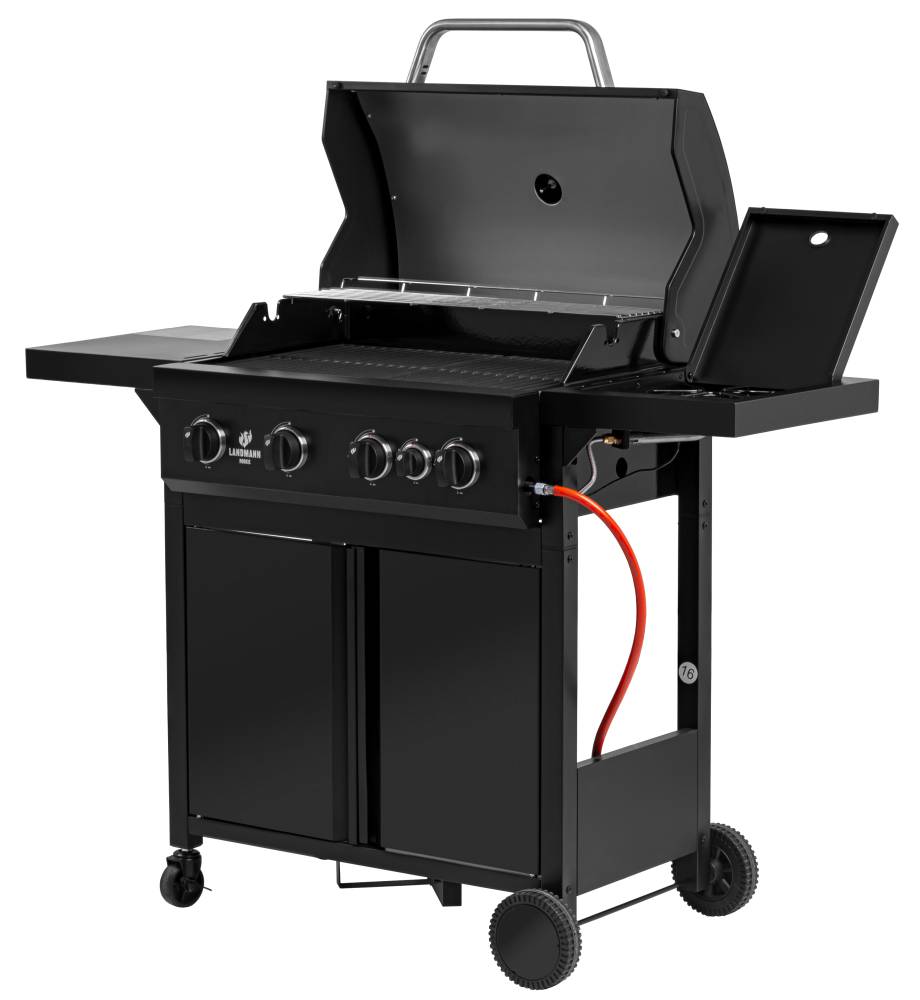 Grill gazowy HERON 4.1 COOK RED LED 138cm 13717 Sztućce gratis