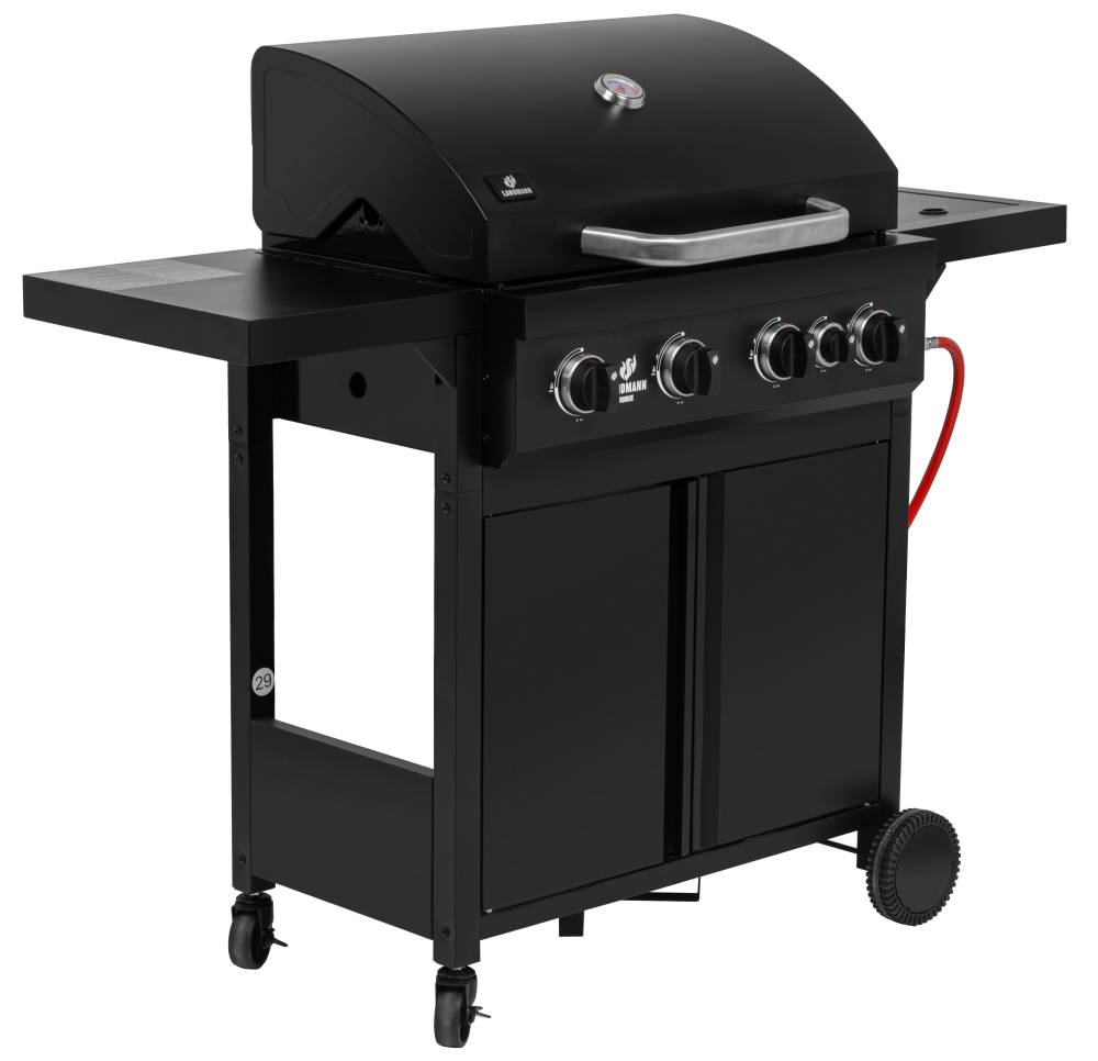 Grill gazowy HERON 4.1 COOK RED LED 138cm 13717 Sztućce gratis