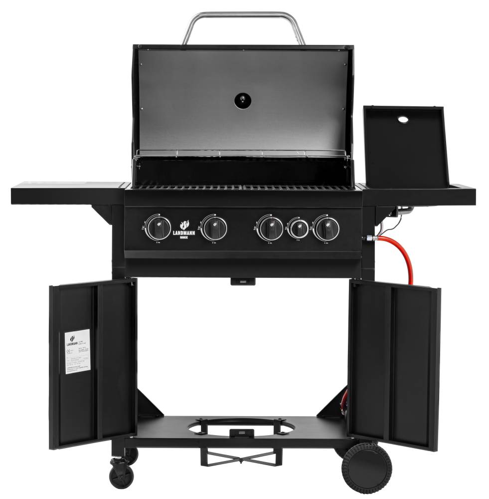 Grill gazowy HERON 4.1 COOK RED LED 138cm 13717 Sztućce gratis