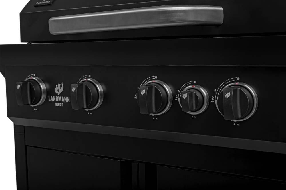 Grill gazowy HERON 4.1 COOK RED LED 138cm 13717 Sztućce gratis