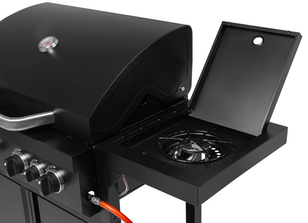 Grill gazowy HERON 4.1 COOK RED LED 138cm 13717 Sztućce gratis