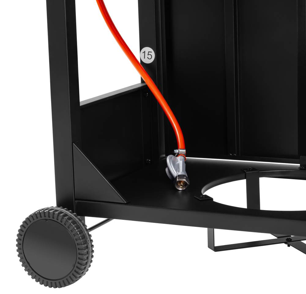 Grill gazowy HERON 4.1 COOK RED LED 138cm 13717 Sztućce gratis