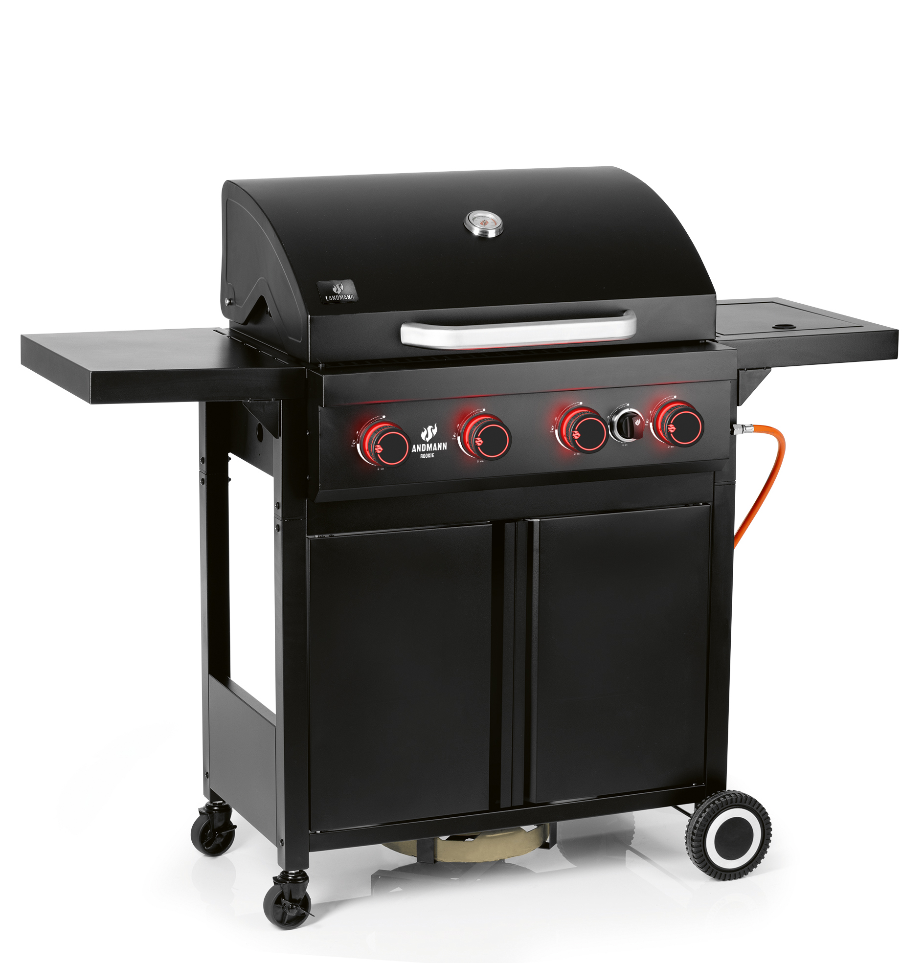 Grill gazowy HERON 4.1 COOK RED LED 138cm 13717 Sztućce gratis