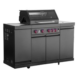 Grill gazowy kuchnia czarny Landmann Black Pearl 4 - 15496