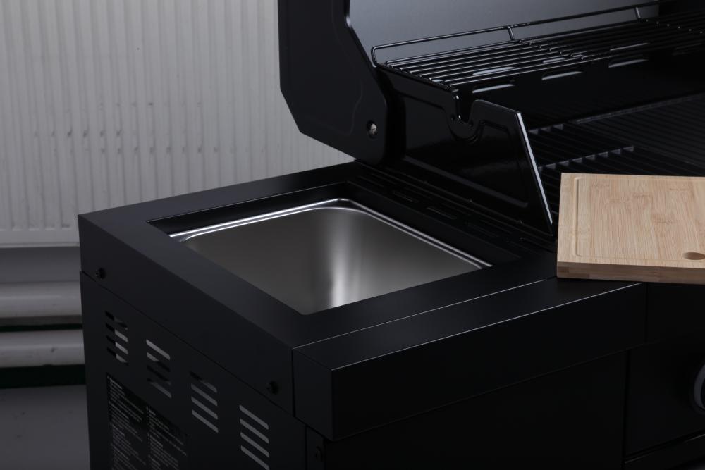 Grill gazowy kuchnia czarny Landmann Black Pearl 4 - 15496