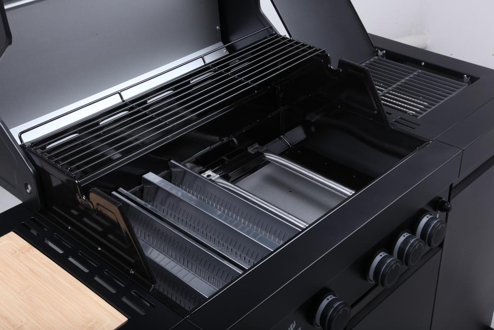Grill gazowy kuchnia czarny Landmann Black Pearl 4 - 15496