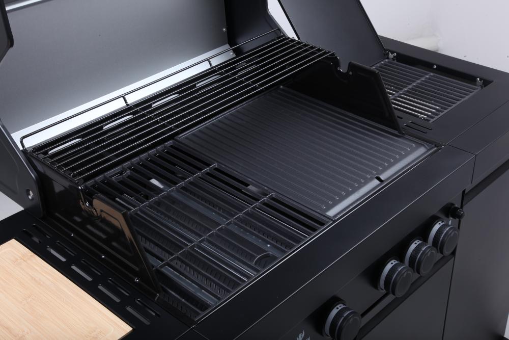 Grill gazowy kuchnia czarny Landmann Black Pearl 4 - 15496