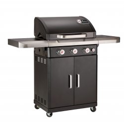 Grill gazowy REXON PTS 3.1 czarny, Landmann – 12273  SZTUĆCE W PREZENCIE !!!
