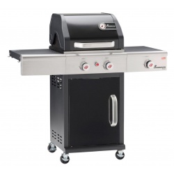 Grill gazowy TRITON maxX PTS 2.1 Czarny Landmann - 12915  SZTUĆCE W PREZENCIE !!!