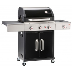 Grill gazowy TRITON maxX PTS  3.1 czarny (14,0 kW) - 12946