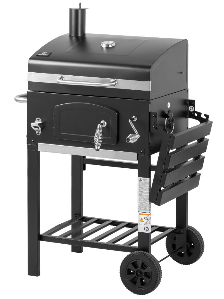 Grill wózek COMFORT BASIC z żeliwnym rusztem modularnym i kominem - 11524