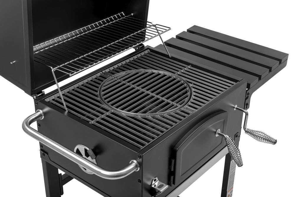 Grill wózek COMFORT BASIC z żeliwnym rusztem modularnym i kominem - 11524