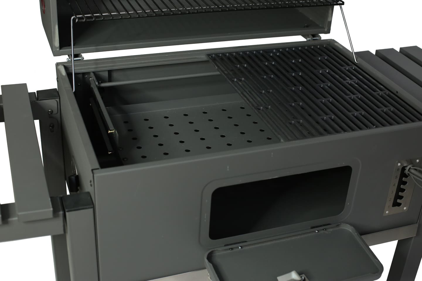 Grill wózek węglowy KOMFORT XXL z żeliwem - 11516