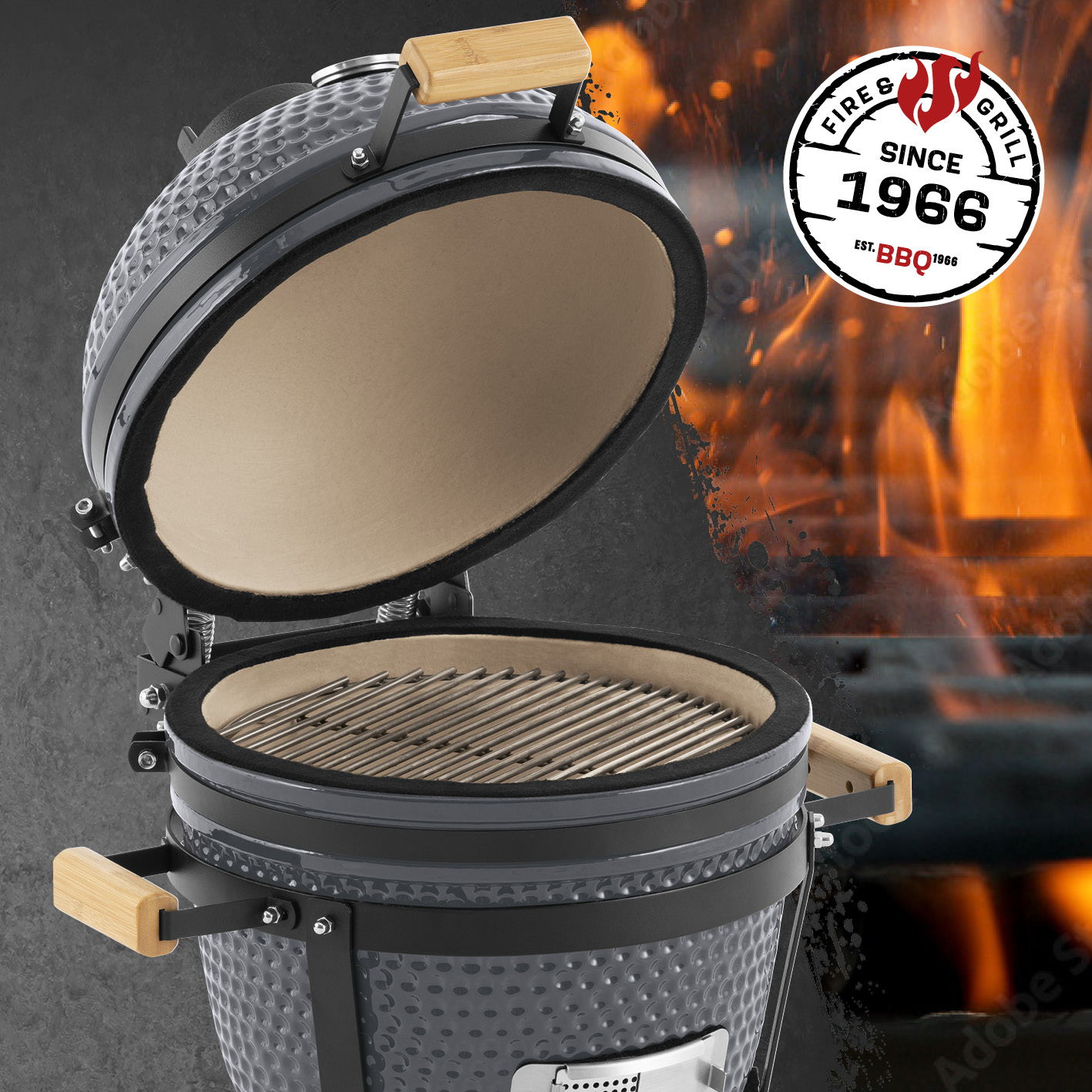 Grill ceramiczny Kamado 16 - calowy 00572