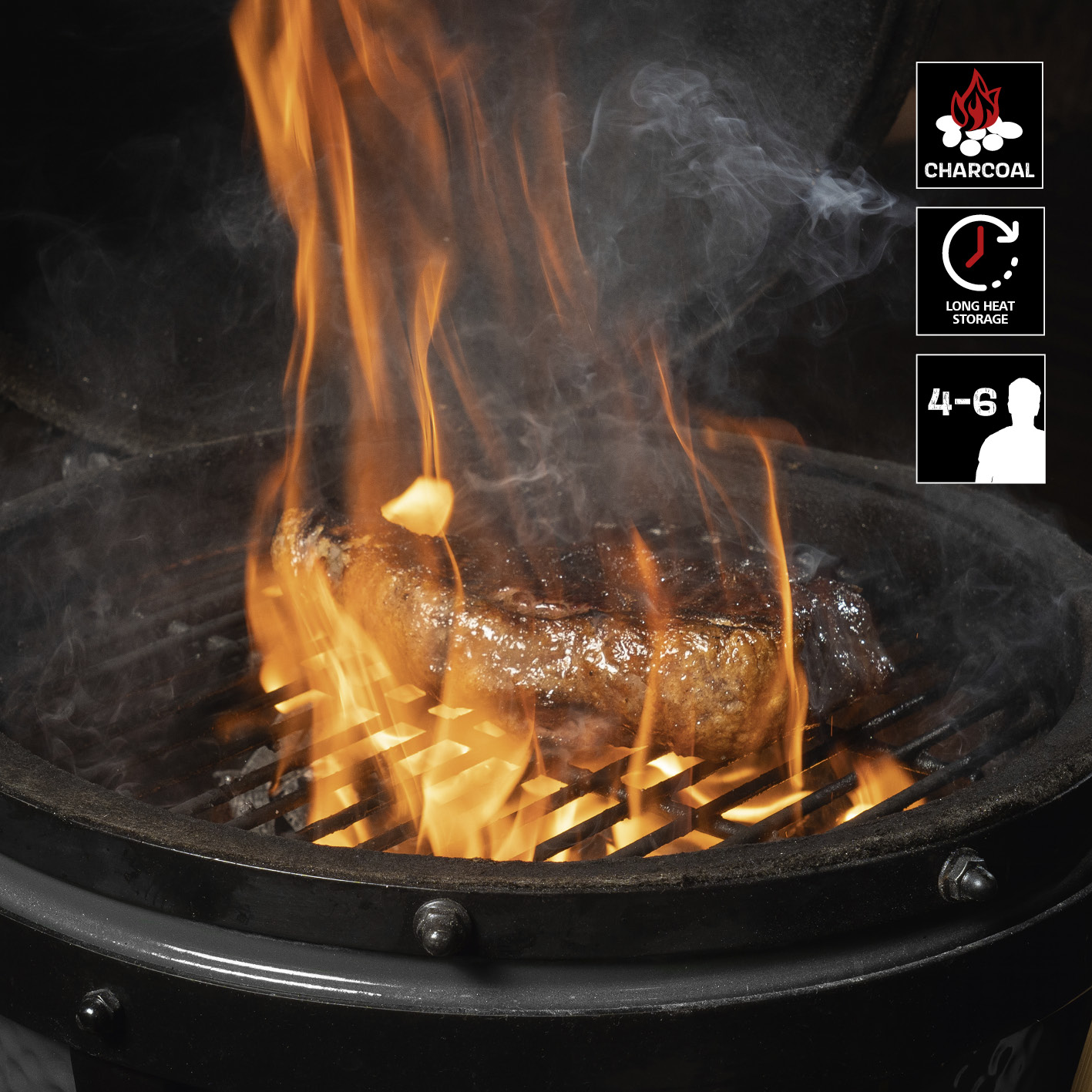 Grill ceramiczny Kamado 16 - calowy 00572