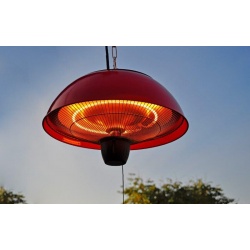 Promiennik grzewczy wiszący MUSHROOM czerwony (1500W) Landmann - CE11R