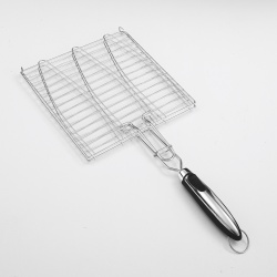 Potrójny opiekacz do ryb INOX; Grill Chef - 13429